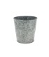 ZINC-POT NAT.DECO BLANCHI 013 H12.5CM les 6P