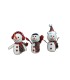 BONHOMME DE NEIGE TISSU  2 lots de 3P