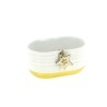 JARDINIERE ETOILE FOND OR 25.5x15 H12.5CM les 2P