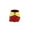C.POT PERE NOEL BORD OR 07 H6.7CM les 8P