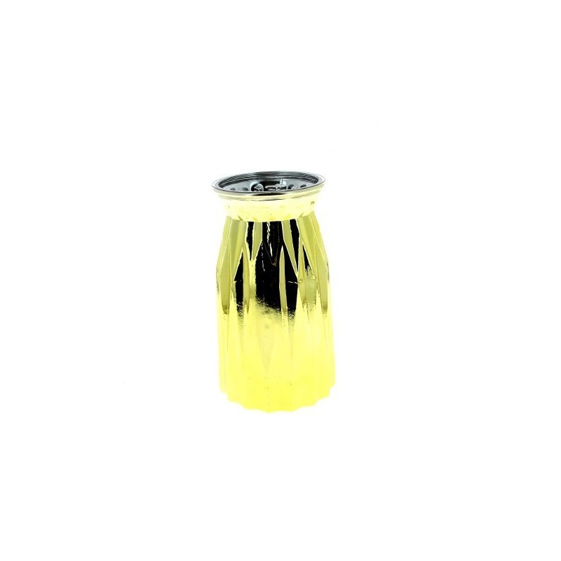 VERRE VASE METALIQUE 010 H20CM à la pièce