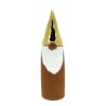 PERE NOEL BARBE BLANCHE BONNET OR H34.5CM pièce
