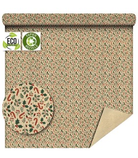 PAPIER KRAFT IMPRIME ETANCHE 80X40M