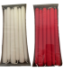 BOUGIE 25CM COULEUR /12P