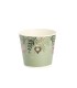ZINC-POT VERT BOULES NOEL 08 H7CM  les 20P