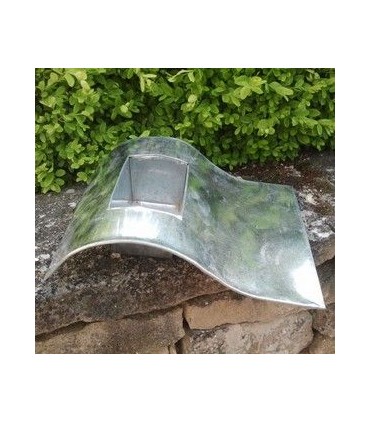 ZINC-RECT+REBORD VAGUE 21X28CM/1P