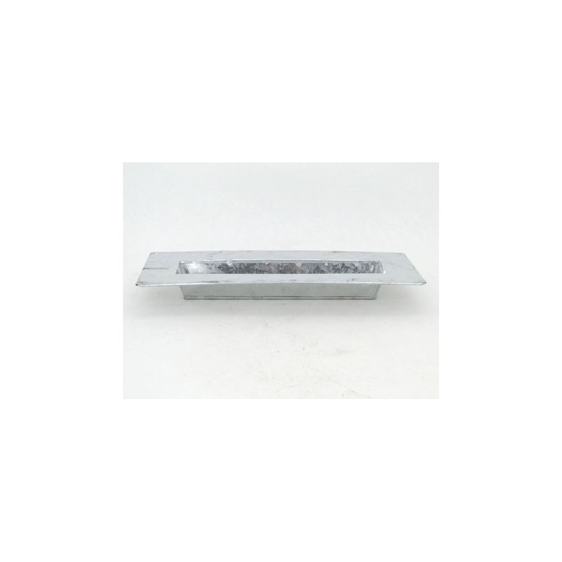 ZINC-COUPE+REBORD nature int 29.5X6.5CM /1P