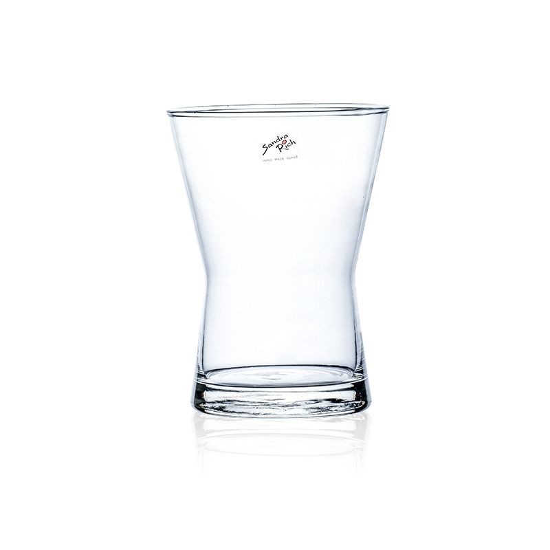 VERRE VASE DIABOLO 014.5 H25CM/ 4P