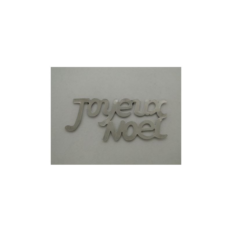 AIMANT "joyeux noël" 9.5x4.5CM/24P
