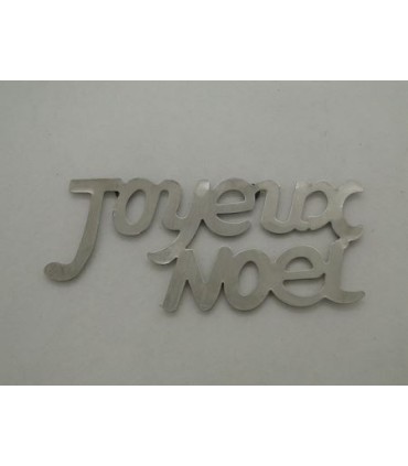 AIMANT "joyeux noël" 9.5x4.5CM/24P