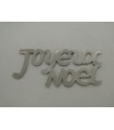 AIMANT "joyeux noël" 9.5x4.5CM/24P