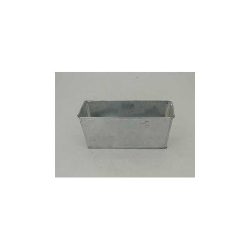 ZINC-JARDINIERE 20X10.5 H08CM à la pièce