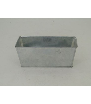 ZINC-JARDINIERE 20X10.5 H08CM à la pièce