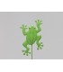 GRENOUILLE METAL VERTE 10CM PIQUE /16