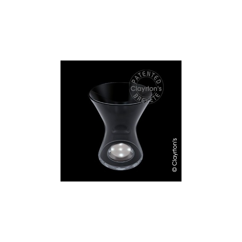 VERRE LUMINEUX TRANSPARENT "diabolo" /1P
