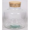 VERRE BARATTE + BOUCHON H21.5CM /1P
