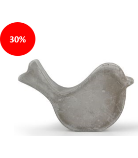 OISEAU CIMENT GRIS A POSER H2.5CM/6P