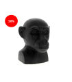 STATUE SINGE NOIR TETE H27.5CM /1P