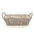 JARDINIERE OSIER GRIS 40X20 H14CM 