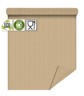 PAPIER KRAFT UNI fond nature 70CM X 100M