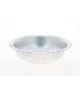 ZINC-BASSINE rebord 031CM NATUREL à la pièce