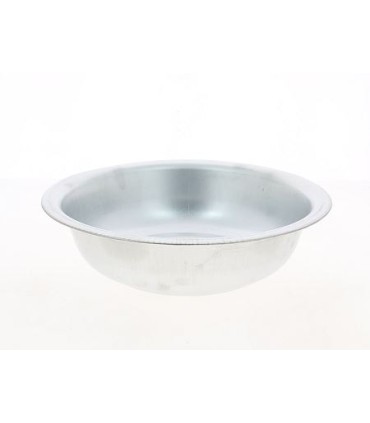 ZINC-BASSINE rebord 031CM NATUREL à la pièce