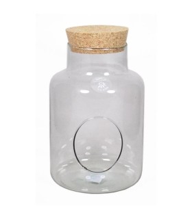 VERRE BOUTEILLE OUVERTE + LIEGE 010.5 H25CM/4P