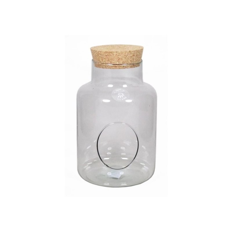 VERRE BOUTEILLE OUVERTE + LIEGE 010.5 H25CM/4P