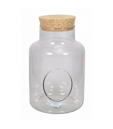 VERRE BOUTEILLE OUVERTE + LIEGE 010.5 H25CM/4P