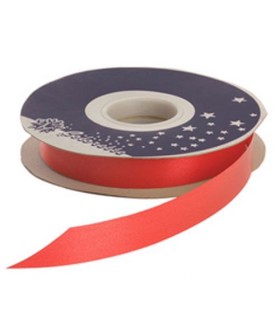 RUBAN SATIN ROUGE 19MM X 100Y