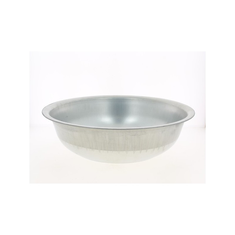 ZINC-BASSINE rebord 048CM NATUREL à la pièce