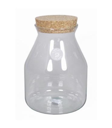 VERRE TERRARIUM PYRA avec LIEGE H26CM la pièce