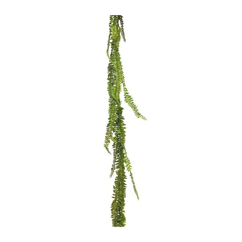 FEUILLE FOUGERE A SUSPENDRE VERTE 180CM pièce