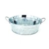 ZINC-BASSINE naturel 025 AVEC ANSE à la pièce