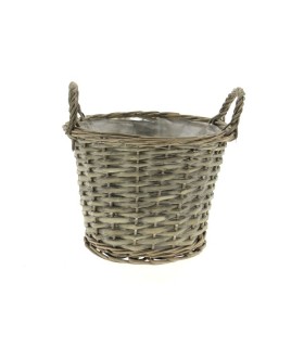 C.POT OSIER GRIS 024 H18CM à la pièce