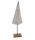 SAPIN METAL BLANC SUR P.BOIS H51CM les 2P
