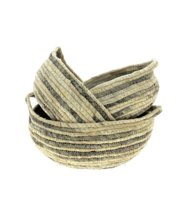 COUPE TRESSE BICOLORE 023 à 028CM SET 3P