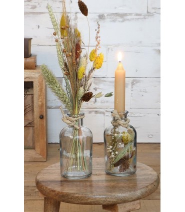 VERRE BOUTEILLE 07 H12CM les 20P