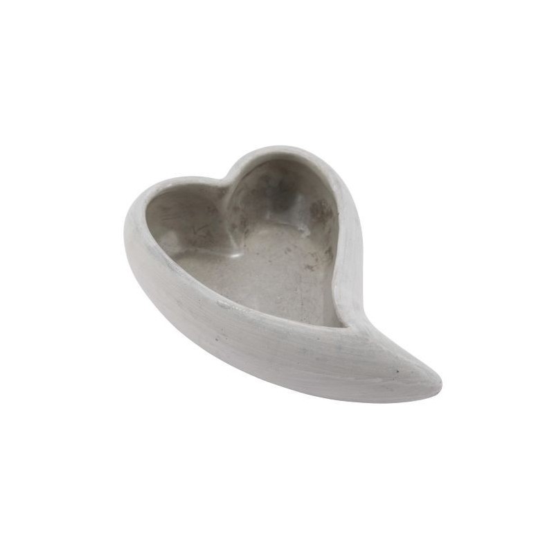 COEUR CIMENT 19X13.5CM à la pièce