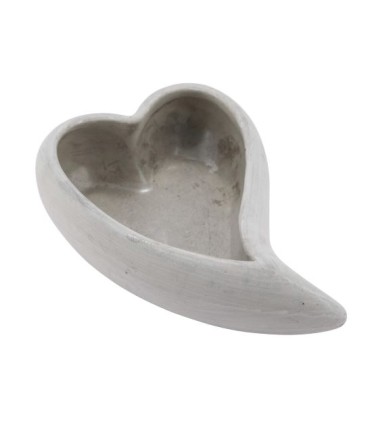 COEUR CIMENT 19X13.5CM à la pièce