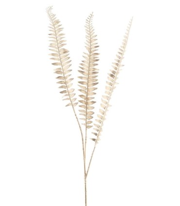 FEUILLE DOREE SILJA H72CM à la pièce