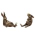 LAPIN BRUN COUCHE 2ass H13.5CM les 4P