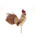 COQ EN PAILLE 38CM H86CM pièce