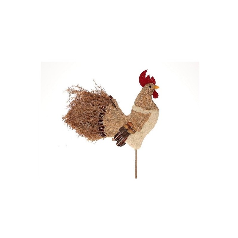 COQ EN PAILLE 38CM H86CM pièce