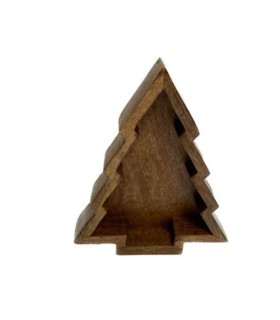 PLATEAU SAPIN DE NOEL 25x21 H5CM pièce