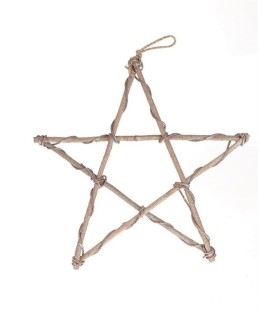 ETOILE BRINDILLE A SUSPENDRE 55CM à la pièce
