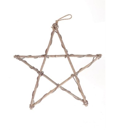 ETOILE BRINDILLE A SUSPENDRE 55CM à la pièce