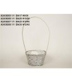 CORBEILLE OSIER GRIS 025 H10/40CM