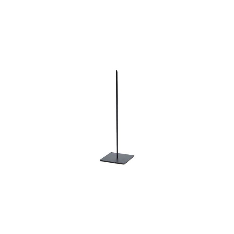 SUPPORT FER NOIR 9x9 H30CM pièce