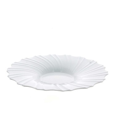 ASSIETTE PLASTIQUE BLANCHE 035CM la pièce